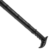 Grip Cane Textured Cane With Grip  Black Polypropylene