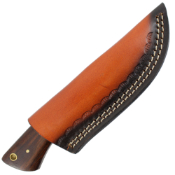 True Damascus Fixed Blade - Walnut Wood Handle