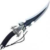 Embrace the allure of the Neptune Skull Dagger in radiant rainbow hues. Complete with a sheath, this striking blade is perfect for collectors or enthusiasts seeking a bold addition to their arsenal.