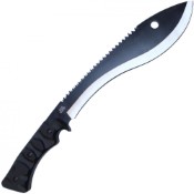 Dominate the wild with the Neptune Tactical Machete, bolo style, accompanied by a sheath and featuring a bold black design. Elevate your outdoor toolkit with this powerful tool.