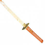 27.5'' Carbon Steel Katana - Kaku-gata Tsuba