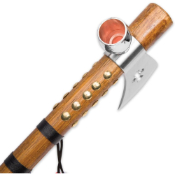 19'' Tomahawk w/ Beaded Feather