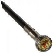 Navigate the seas of style with the Neptune Pirate Walking Cane, featuring a 4-inch pirate skull handle. Elevate your collection with this unique and stylish accessory.