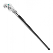 Lucius Malfoy'S Cane  Hidden Steel Blade - Chrome Snake Head Handle Functional Walking Cane