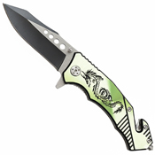 Wartech 8'' Spring Assisted Rescue Knife