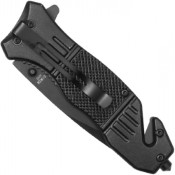 Explore the Neptune Tanto Steel Folding Pocket Knife in sleek black. Durable, versatile, and perfect for everyday carry or outdoor adventures.