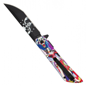 Serpent Empress Black Print Steel Blade - Serpent Empress Print Handle
