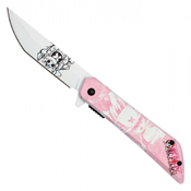 Serpent Empress Black Print Steel Blade - Serpent Empress Print Handle