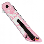 Serpent Empress Black Print Steel Blade - Serpent Empress Print Handle