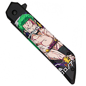 8 in Black Pocket Knife