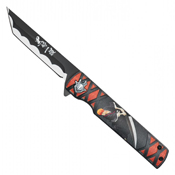 Reaper  2-Tone Print Steel Tanto Blade - Frost Captain 3D Handle