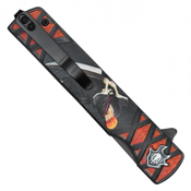 Reaper  2-Tone Print Steel Tanto Blade - Frost Captain 3D Handle