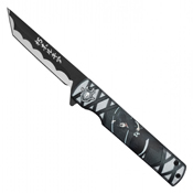Reaper  2-Tone Print Steel Tanto Blade - Frost Captain 3D Handle