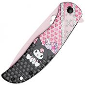 Angry Cat Pink 8 in Knife