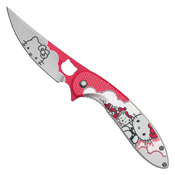 Red Kitty Folding Knife