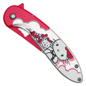 Red Kitty Folding Knife