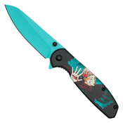 Green Legend Green Print Steel Blade -  Green Legend Print Handle