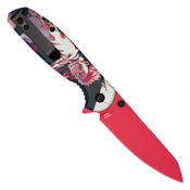 Hero Class Orange Print Steel Blade - Blue Hero Class Print Handle