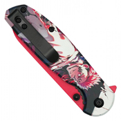 Hero Class Orange Print Steel Blade - Blue Hero Class Print Handle