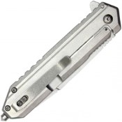 The Neptune Milspec Chrome Pocket Folding Knife boasts a rugged stonewashed steel design. Durable, versatile, and ready for any outdoor adventure or everyday use.