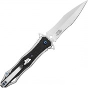 Unleash the power of the Neptune Milspec Steel Folding Pocket Dagger in sleek black. Durable, versatile, and perfect for various tasks, it's a must-have for outdoor enthusiasts and everyday carry.