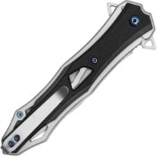 Unleash the power of the Neptune Milspec Steel Folding Pocket Dagger in sleek black. Durable, versatile, and perfect for various tasks, it's a must-have for outdoor enthusiasts and everyday carry.