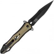 Unleash the power of the Neptune Milspec Steel Folding Pocket Dagger in sleek black. Durable, versatile, and perfect for various tasks, it's a must-have for outdoor enthusiasts and everyday carry.