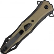 Unleash the power of the Neptune Milspec Steel Folding Pocket Dagger in sleek black. Durable, versatile, and perfect for various tasks, it's a must-have for outdoor enthusiasts and everyday carry.