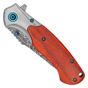 Wartech 8 Wood Handle Folding Knife