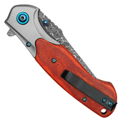 Wartech 8 Wood Handle Folding Knife