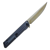 Wartech Drop Point Flipper Pocket Knife