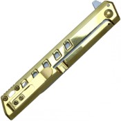 Discover sophistication with the Neptune Silver Tanto Pocket Knife, enriched by elegant gold accents. A perfect blend of style and functionality for your everyday carry needs.