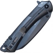 Experience sleekness with the Neptune Stainless Steel Spring Assisted Pocket Knife, featuring a stylish black design and a convenient clip. Elevate your everyday carry essentials.