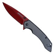 Neptune Stainless Steel Handle 8-Inch Folding Knife