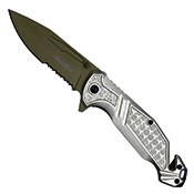 Neptune Wartech Half-Serrated Spear Point Folding Knife