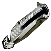 Neptune Wartech Half-Serrated Spear Point Folding Knife