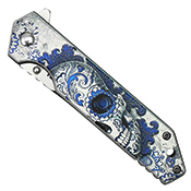 Neptune Skull 8-Inch Pocket Folding Knife