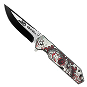 Neptune Skull 8-Inch Pocket Folding Knife