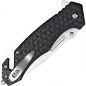 Enhance your style with the Neptune Two-Tone Folding Pocket Knife, featuring a sleek combination of grey and black. Elevate your essentials with this stylish everyday carry.