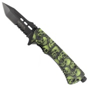 Wartech 8.5'' Spring Assisted Knife w/ Firestarter