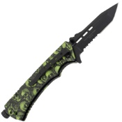Wartech 8.5'' Spring Assisted Knife w/ Firestarter