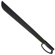 22 Inch Heavy Duty Black D Handle Machete