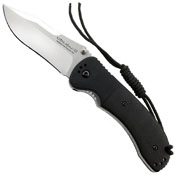 JPT 3R Drop Point Black Round Handle SP