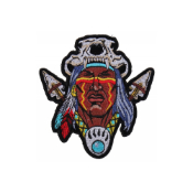 Cheap Place Indian Patch with Arrows and Skull hat Patch