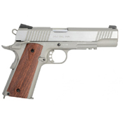 1911 Airsoft gun - Silver with Wood Grips