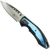 Buckshot EDC Blood Groove Blade Assisted Folding Knife
