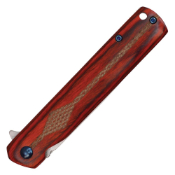 Buckshot Folding Knife w/ Patterned Handle
