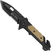 Milspec 8'' Steel Blade Pocket Knife w/GB