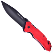 Milspec 8'' Steel Blade Pocket Knife w/GB