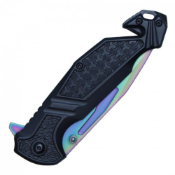 Neptune Wartech Half-Serrated Spear Point Folding Knife